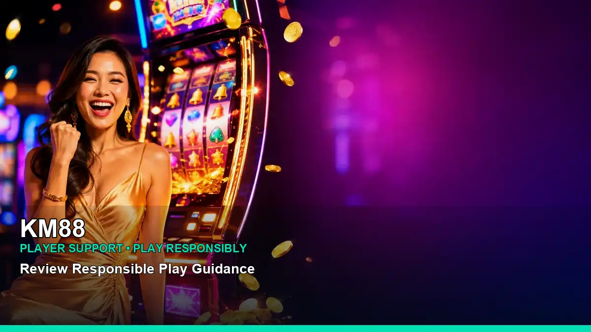 KM88 gold-lit jackpot slot games in a radiant layout for Philippine players