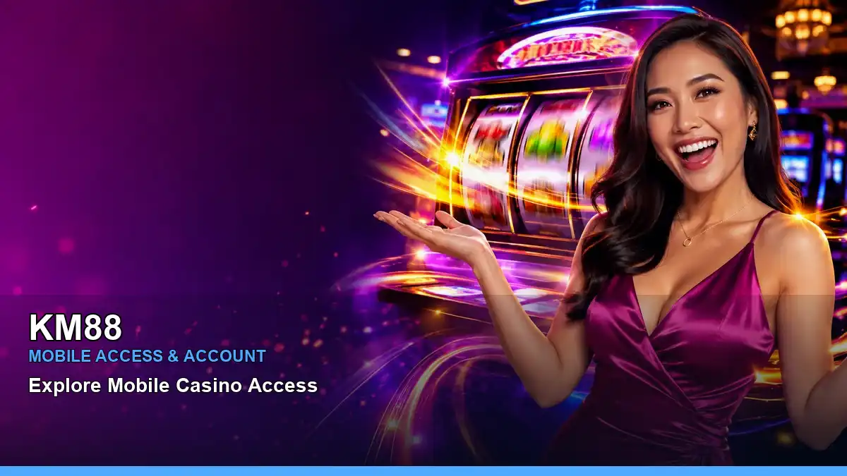 KM88 KM88 mobile mini games information for Philippine users scene with celebratory free spins slot games for players in the