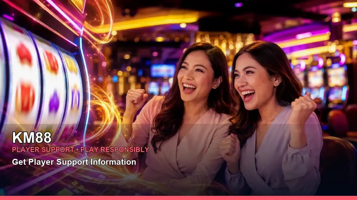 KM88 free spins slot games featuring an adult Filipina casino host with a premium composition