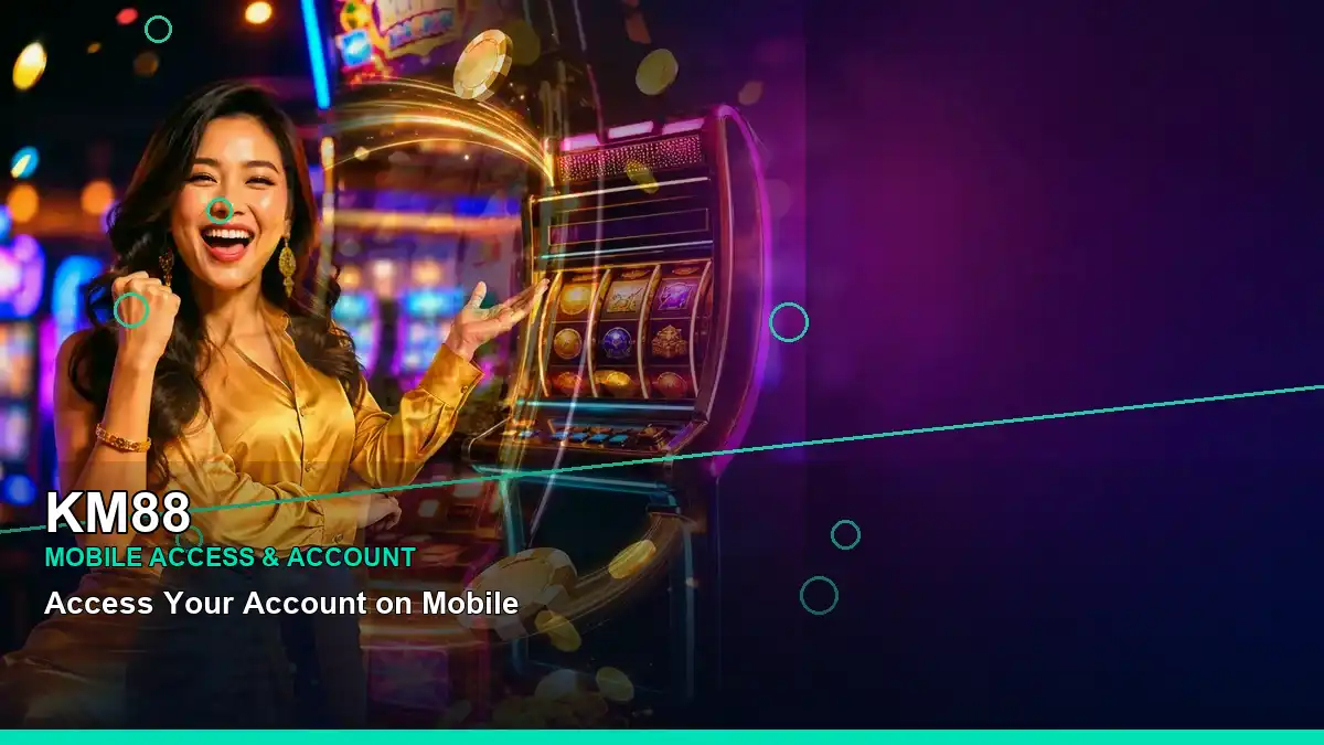 KM88 high-energy play phone mobile casino games in a left close-up layout for Philippine players